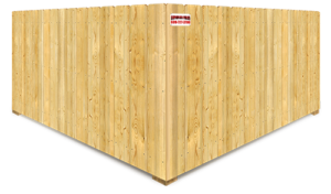 Photo of a South Jersey wood stockade privacy fence