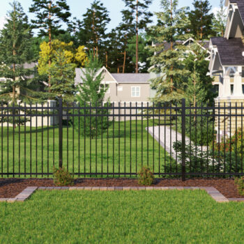 Commercial spear top Aluminum Fence in South Jersey