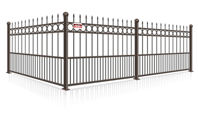 Residential Ornamental steel fence solutions for the South Jersey area