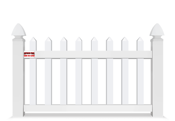 Vinyl Straight Picket Fence in South Jersey