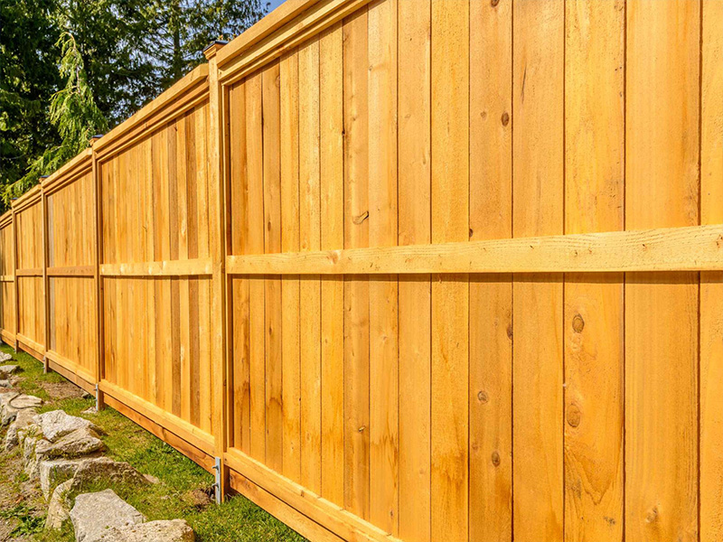 Commercial Wood Fence - South Jersey