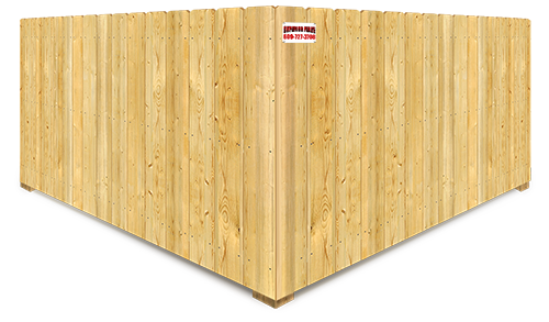 Wood Stockade Style Fence - South Jersey