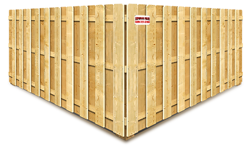 Sewell NJ Shadowbox style wood fence