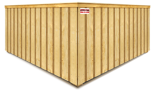 Turnersville NJ cap and trim style wood fence