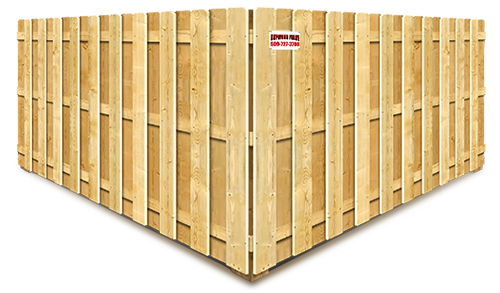 Turnersville NJ Shadowbox style wood fence