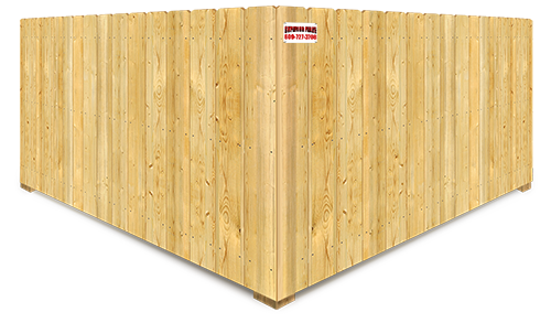 Turnersville NJ stockade style wood fence